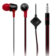 EarphonesSVENE-190M,Black,withMicrophone,4pin3.5mmmini-jack,cable1.2m