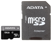 64GbmicroSDXCADATAUHS-I,Class10,w/SDadapter