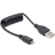 CablemicroUSB2.00.6m-CC-mUSB2C-AMBM-0.6M,0.6m,Compactcoiledspiralcable,USB2.0A-plugtoMicroB-plug,Black
