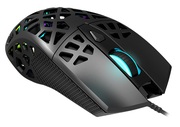 GamingMouseCanyonPuncher,Optical,1000-12000dpi,7buttons,Perforatedhousing,RGB,Black,USB