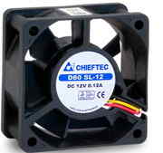 PCCaseFanChieftecAF-0625S(60x60x25mm,27dBA,2800RPM,12CFM)