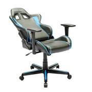 GamingChairsDXRacer-FormulaOH/FH08/NB,Gamerweight91kg/height175cm,PVC/PUCover-Black/Black/Blue,FoamDensity:52kg/m3,5-starInlaidColorBase,GasLift4Class,TiltMech-Angle135*,AdjustableArms-3D,Pillow-2,Caster-2,22kg