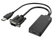 Hama200342VideoAdapter,VGA+USBPlug-HDMI™Socket,FullHD1080p