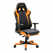 GamingChairsDXRacer-SentinelOH/SJ00/NO,Gamerweight159kg/height195cm,LeatherStyleVinylCover-Black/Black/Orange,FoamDensity52kg/m3,5-starWideAluminumBase,GasLift4Class,TiltMech-Angle120*,AdjustableArms-4D,Pillow-3,Caster-3,30kg