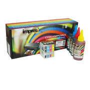 ImpresoIMP-RK-EXP102RefillableKitT1801-T1804/T1811-T1814,EpsonXP-30/102/202/205/215/225/302/305/312/322/325/402/405/415/422/425(w/chip+ink4*100ml)