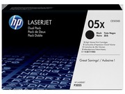 HP#05X2-packHighYieldBlackPrintCartridgeforLaserJetP2055Series,upto6500pagespercartridge