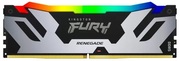 24GBDDR5-6400KingstonFURY®RenegadeSilverDDR5RGB,PC51200,CL32,1.4V,1Rx8,Auto-overclocking,SymmetricSILVERLargeheatspreader,DynamicRGBeffectsfeaturingKingstonFURYInfraredSynctechnology,IntelXMP3.0Ready(ExtremeMemoryProfile