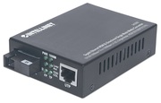 GigabitEthernetMediaConverterWDM(1x10/100/1000Base-TX,1x1000Base-FX),10km,1550/1310nm,DC48V