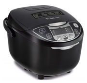 MulticookerMOULINEXMK708834,750W,5lceramiccontainerwithnon-sticksurface,25programs,steamingpot,display, cookingbook,black