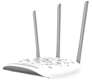 TP-LINKTL-WA901NN450WirelessAccessPoint,Atheros,3T3R,450Mbps2.4GHz,802.11n/g/b,PassivePoESupported,QSSPushButton,AP/Client/Bridge/Repeater,Multi-SSID,WMM,PingWatchdog,with34dbidetachableAntenna