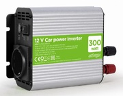 EnerGenieEG-PWC300-01,12VCarpowerinverter,300W,withUSBport/5V-2.1A,LEDindicator,Input:10-16VDC(accumulatordirectly)-Output:230VAC+/-10%at50Hz(+/-3Hz),modifiedsinewave