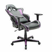 GamingChairsDXRacer-FormulaOH/FH08/NP,Gamerweight91kg/height175cm,PVC/PUCover-Black/Black/Purple,FoamDensity52kg/m3,5-starInlaidColorBase,GasLift4Class,TiltMech-Angle135*,AdjustableArms-3D,Pillow-2,Caster-2,22kg