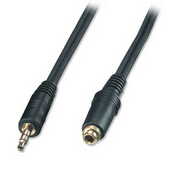 HAMAAudioExtentionCableJackMale3.5mm->JackFemale3.5mm,2.5m(48910)
