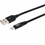 CabludedateTellurUSB-MicroUSBKevlar1m,2.1A,negru