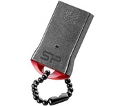 .8GBUSB3.0FlashDriveSiliconPower"JewelJ01",Red,MetalCase,Ultra-Compact(R/W:80/6MB/s)