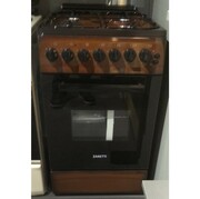 ПлитакомбинированнаяZanettiZ6000ETDF,4газконфорки,электрическаядуховка,60см,коричневый