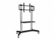 "MobileSingleTrolleyReflectaTVStand70VCE-Shelf;37-70"";max.VESA600x400;max50kg•Mechanicalheight-adjustmentfrom127to177cmbyhandorusingapowerdrill•Designedtoloaddisplaysupto90.7kg•VESAmount200–800x400•Tool-less