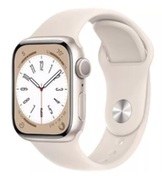 AppleWatchSeries8GPS45mm,StarlightAluminiumStarlightSportBand