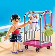 PlaymobilPM4792ModelwithClothingRa