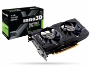ВидеокартаINNO3DGeForceGTX1050TiX2/4GBDDR5,128bit,1392/7000Mhz,DVI,HDMI,DisplayPort,DualFan,Box