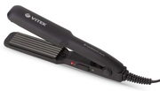 HairStraightenersVITEKVT-2538,Ceramiccoating,swivelcord,25х66mmfloatingplate,heatsupto200?С,black