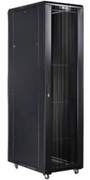 19"42UStandardFloorRack,SN-NO19"42U-06-10-ДП-ПГ-2БГ,600х1000х2012*,PerforatedDoor,Black