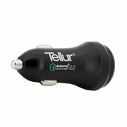 IncarcatorautoTELLURQC3.0(QC3.0+2.4A),negru