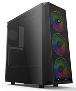 2EGAMINGComputercaseOBERON(GX912)MidT,1xUSB2.0,1xUSB3.0,3x120ммRGB,акрил(боковаяпанель),безБП,черныйБП,черный