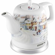 ЭлектрочайникPolarisPWK1283CCR,whiteflowers