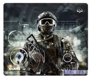SVENMP-G01SSoldier,GamingMousePad,Dimensions:230x200х2mm,Non-sliprubberbase