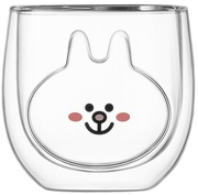 НаборчашекскрышкойArdestoAnimalsсдвойнымистенками,300мл,2ед.,боросиликатноестекло