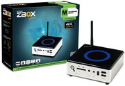 ZOTACZBOX-MI522NANO-BE(Intel®Core™i3-5010U2.1GHz,2xDDR3LSODIMM,1x2.5"SATA,IntelHDGraphics5500,1xUSB2.0,4xUSB3.0,2xGigaLAN,WiFi(802.11ac)/BT4.0,HDMI,DisplayPort,SPDIF,CardReader,VESAMount)