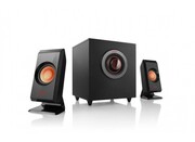 F&DF280(Black,2x3WRMS(2.5"),7Wsubwoofer(4"),150-20kHz,65dB,Wooden-Subwoofer)