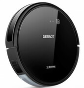 ECOVACSRobotVacuumCleaningDEEBOT601,3-stagecleaningsystemforeffortlesscleanliness,SmartMode:Random+HardFloorMode,AppControl,SelfCharging,WorkingTime:2h,Anti-Drop,Anti-Block