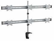 "Table/deskstandfor6monitorsReflectaPLANODesk23-1010S,13""-23"",75x75,100x100,8kg/bracket.-https://www.sopar.it/prodotto/supporto-scrivania-4-monitor/"