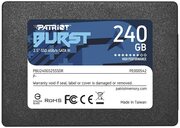2.5"SSD240GBPATRIOTBurst,SATAIII,Read:555MB/s,Write:550MB/sPBU240GS25SSDR