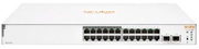 ArubaInstantOn183024G,12pClass4PoE2SFP195WSwitch,24-portRJ-4510/100/1000ports,12-portPoE195W,Smart-managedLayer2,2-SFP1GbE,VLANs,IGMPSnooping,DSCPQoSpolicies,STP/RSTP
