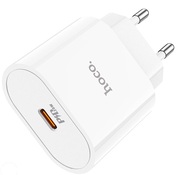 HOCOC94AMetrosingleportPD20Wchargerset(Type-CTOLightning)(EU)White