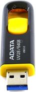 ФлешкаADATA,DashDriveUV128,64Gb,USB3.0,black-yellow