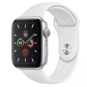 AppleWatch544mm/SilverAluminiumCaseWithWhiteSportBand,MWVD2GPS