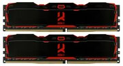 16Gb(Kitof2*8GB)DDR4-3000GOODRAMIRDMXDDR4(DualChannelKit),PC24000,CL16,Latency16-18-18,1.35V,1024x8,AluminiumBLACKheatsink