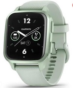 GarminVenuSq2MusicEdition,MetallicMintBezelwithCoolMintcaseandSiliconeBand