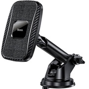 CarHolderHOCOCA75,Magneticwirelesschargingcarholder,Output:upto15W,USB-C,Material:PC+ABS+PUleather,Black