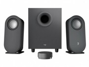 LogitechZ407SpeakerSystem2.1(40W,20Wsubwoofer,2x10W),Bluetooth:5.0,Wirelesscontrol,3.5mminput,Micro-USBinput,Black
