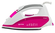 IronVITEKVT-1262,2400W,ceramicsolitplace,300mlwatertankcapacity,steam130g/min.whitepink