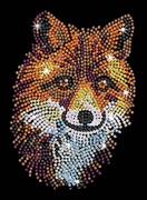 SEQUINARTBLUE-REDFOX