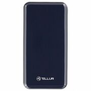 PowerbankTellurSlim10000mAhUSB+TypeC+MicroUSB,albastru