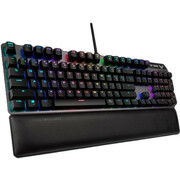 КлавиатураASUSTUFGamingK7,Optical,IP56,Memory-foampad,RGB,Macros,USB