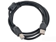 CableUSB,AM/BM,1.8m,USB2.0Premiumqualitywithferritecore,Transparent,CCF-USB2-AMBM-TR-6