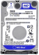 2.5"HDD250GBWesternDigitalWD2500LPCX,Blue™,5400rpm,16Mb,7mm,SATAIII,NP